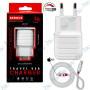 Chargeur Voyage Double USB 2.4A Intelligent | Câble Lightning Inclus | BEBIBOS AP-011