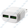 Chargeur Voyage Double USB 2.4A Intelligent | Câble Lightning Inclus | BEBIBOS AP-011