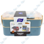 🍱Bento Box 2 Étages Titiz Fely 900ML | Boîte Repas Compartimentée & Couverts