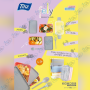 🍱Bento Box 2 Étages Titiz Fely 900ML | Boîte Repas Compartimentée & Couverts