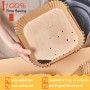 ⏱️50x Doublures Anti-Adhérentes pour Air Fryer - 16cm (Gain de Temps)