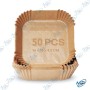 ⏱️50x Doublures Anti-Adhérentes pour Air Fryer - 16cm (Gain de Temps)