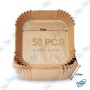 ⏱️50x Doublures Anti-Adhérentes pour Air Fryer - 16cm (Gain de Temps)