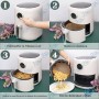 ⏱️ 50x Doublures Rondes Anti-Adhérentes 16cm pour Air Fryer (Gagnez du Temps)