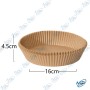 ⏱️ 50x Doublures Rondes Anti-Adhérentes 16cm pour Air Fryer (Gagnez du Temps)