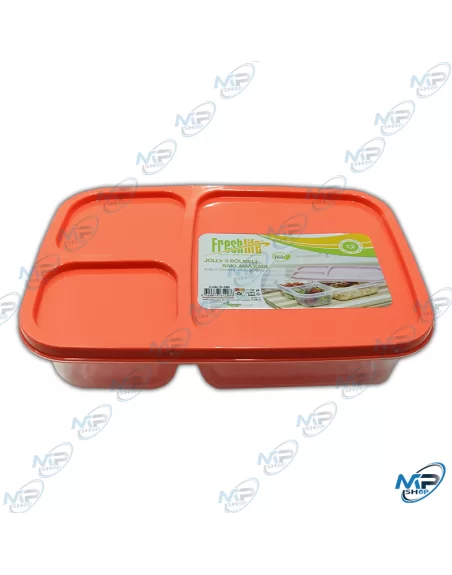 Lunch Box 3 Compartiments Freshlife - Boîte Repas Hermétique & Saine