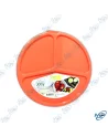 ♻️Bol Repas Rond 3 Sections Freshlife - Lunch Box Hermétique Sans BPA