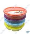 ♻️Bol Repas Rond 3 Sections Freshlife - Lunch Box Hermétique Sans BPA