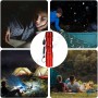 🔦 Mini Lampe LED de Poche Ultra-Lumineuse – Rouge Métallique