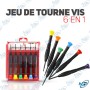 🧰 Jeu de Tournevis de Précision 6 en 1 – Idéal pour Réparations Électroniques & de Précision