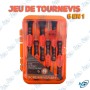 🧰 Jeu de Tournevis de Précision 6 en 1 | Tournevis Magnétiques Professionnels pour Réparation Téléphone, PC, Lunettes