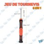 🧰 Jeu de Tournevis de Précision 6 en 1 | Tournevis Magnétiques Professionnels pour Réparation Téléphone, PC, Lunettes