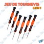 🧰 Jeu de Tournevis de Précision 6 en 1 | Tournevis Magnétiques Professionnels pour Réparation Téléphone, PC, Lunettes