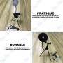 ✨Ring Light LED avec Support Téléphone – Trépied Flexible & 3 Modes d'Éclairage
