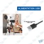 ✨Ring Light LED avec Support Téléphone – Trépied Flexible & 3 Modes d'Éclairage