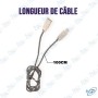 🔌Câble Micro USB tressé 100cm - Charge rapide 2.4A - Durable & Résistant