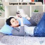 🔌Câble Micro USB tressé 100cm - Charge rapide 2.4A - Durable & Résistant
