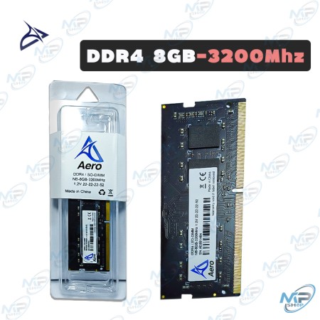 💾Barrette RAM Aero 8 Go DDR4 3200MHz | Mémoire PC Portable