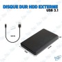 💽 Disque Dur Externe 500 Go USB 3.1 – Haute Vitesse & Ultra-Portable