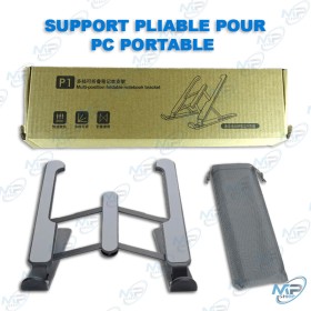 💻Support Pliable pour PC Portable - Ergonomie & Mobilité Optimales