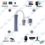 💻Hub USB Multiports 4-en-1 – Connecteurs USB & Type-C | Compatible MacBook, PC, Smartphone