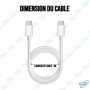 🔌 Câble USB Type-C vers Type-C 3A – 1 mètre | Charge Rapide & Transfert de Données