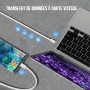 🔌 Câble USB Type-C vers Type-C 3A – 1 mètre | Charge Rapide & Transfert de Données