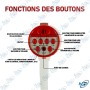 📢 Mégaphone Portatif Rechargeable 108 dB – Autonomie 8 à 20h | Léger et Puissant