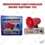 📢 Mégaphone Haut-Parleur Voiture 12V avec Micro et Enregistreur – MP3 Digital Car Player CA-150U