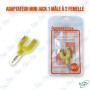 copy of ADAPTATEUR JACK 3.5MM MÂLE VERS 2 JACK FEMELLE