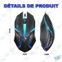 🖱️ Souris Filaire RGB S28 – Design Gamer & Éclairage Coloré