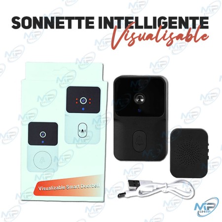 🔔 Sonnette Vidéo Intelligente WiFi avec Caméra HD & Audio Bidirectionnel