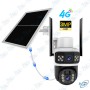 📸 Caméra Solaire 4K Ultra HD avec Vision Nocturne ColorVu & Double Objectif – Modèle Sansco V380 Pro