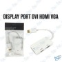 🔌 Adaptateur DisplayPort vers HDMI / DVI / VGA 3-en-1 – Polyvalence Totale !