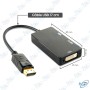 🔌 Adaptateur DisplayPort vers HDMI / DVI / VGA 3-en-1 – Polyvalence Totale !