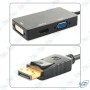 🔌 Adaptateur DisplayPort vers HDMI / DVI / VGA 3-en-1 – Polyvalence Totale !