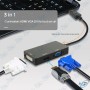🔌 Adaptateur DisplayPort vers HDMI / DVI / VGA 3-en-1 – Polyvalence Totale !