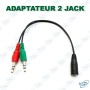 copy of cable adaptateur jack male vers double femelle audio