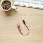 🔌 Adaptateur Audio 2 Jack Mâle vers 1 Jack Femelle