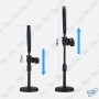 🌟 Ring Light LED avec 2 supports téléphone – Lampe circulaire pour streaming, maquillage et vidéos