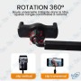 🌟 Ring Light LED avec 2 supports téléphone – Lampe circulaire pour streaming, maquillage et vidéos