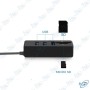 🚀 Hub USB 2.0 Compact 3 Ports + Lecteur Cartes SD/MicroSD (TF)