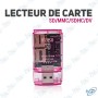 💾Lecteur de Carte USB 2.0 Multi-Format SD/MMC/SDHC/DV Rose