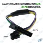 🔌Adaptateur ATX 24 vers 8 Broches | Compatibilité Carte Mère