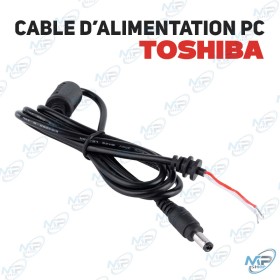 🔌Câble DC Réparation Toshiba PC Portable | Fils Dénudés
