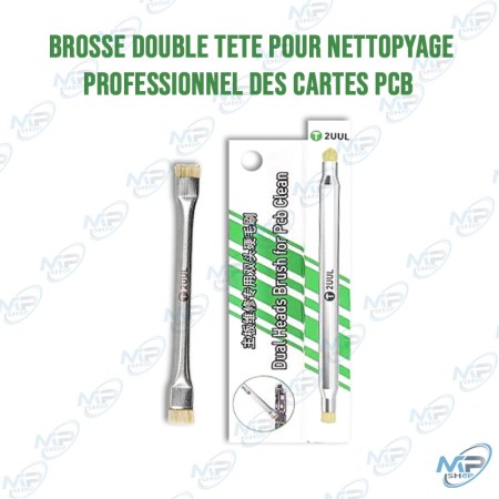 ✨ Brosse Double Tête Nettoyage Circuits Imprimés | Précision ESD