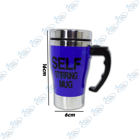 ☕ Tasse Mélangeuse Automatique Self Stirring Mug 350 ml – Mug Isotherme avec Mélangeur Intégré