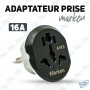 🔌Adaptateur Prise Universelle 16A Marken – Convertisseur Secteur Multiformat Haute Puissance