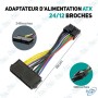 🔗Câble Adaptateur ATX 24 Broches vers 12 Broches | Upgrade PC Facile