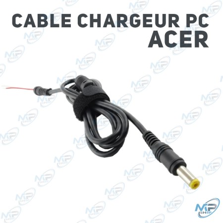 CÂBLE CHARGEUR PC PORTABLE ACER